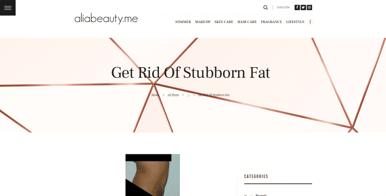 Get Rid Of Stubborn Fat Alia Beauty Middle East